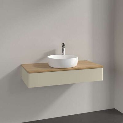 Meuble sous-vasque mural Villeroy & Boch Antao - Fermeture douce, éclairage LED - Publicité Meuble sous-vasque mural Villeroy & Boch Antao - Fermeture douce, éclairage LED - Publicité