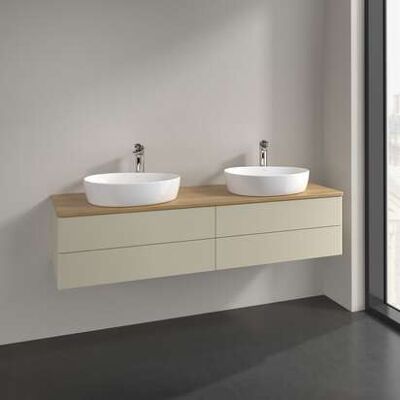 Villeroy & Boch Antao Armoire de Salle de Bain Murale - 4 Tiroirs à Fermeture Douce - Publicité Villeroy & Boch Antao Armoire de Salle de Bain Murale - 4 Tiroirs à Fermeture Douce - Publicité