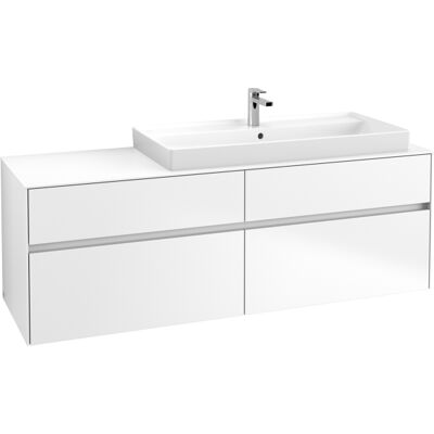 Meuble sous-lavabo Villeroy & Boch Collaro - 4 tiroirs - Blanc Mat - Publicité Meuble sous-lavabo Villeroy & Boch Collaro - 4 tiroirs - Blanc Mat - Publicité
