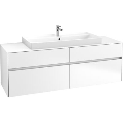 Meuble sous-lavabo Villeroy & Boch Collaro - Blanc Mat - 4 Tiroirs - Publicité Meuble sous-lavabo Villeroy & Boch Collaro - Blanc Mat - 4 Tiroirs - Publicité