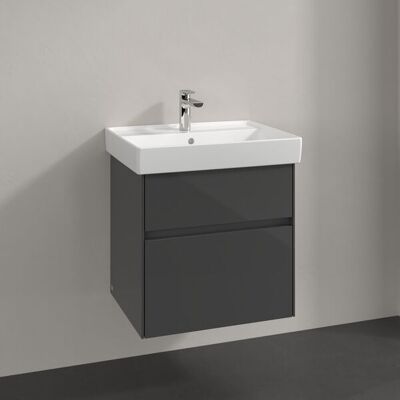 Villeroy & Boch Collaro Armoire de Salle de Bain - 2 Tiroirs - Gris - Publicité Villeroy & Boch Collaro Armoire de Salle de Bain - 2 Tiroirs - Gris - Publicité