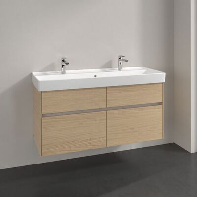 Villeroy & Boch Collaro Meuble Sous Lavabo - 4 Tiroirs - Chêne Nordique - Publicité Villeroy & Boch Collaro Meuble Sous Lavabo - 4 Tiroirs - Chêne Nordique - Publicité