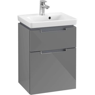 Meuble sous-lavabo Villeroy & Boch Subway 2.0 Gris - 2 tiroirs - Publicité Meuble sous-lavabo Villeroy & Boch Subway 2.0 Gris - 2 tiroirs - Publicité