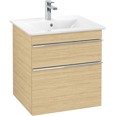 Villeroy & Boch Venticello Meuble sous-lavabo en Chêne Nordique / Chrome - Publicité Villeroy & Boch Venticello Meuble sous-lavabo en Chêne Nordique / Chrome - Publicité