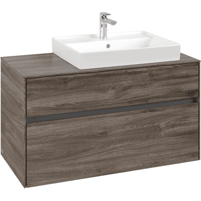 Villeroy & Boch Armoire de salle de bain - Stone Oak - 1000x548x500 mm - Publicité Villeroy & Boch Armoire de salle de bain - Stone Oak - 1000x548x500 mm - Publicité