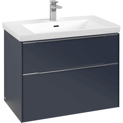 Villeroy & Boch Subway 3.0 Armoire Murale - Moderne, Marine Blue, SoftClosing - Publicité Villeroy & Boch Subway 3.0 Armoire Murale - Moderne, Marine Blue, SoftClosing - Publicité