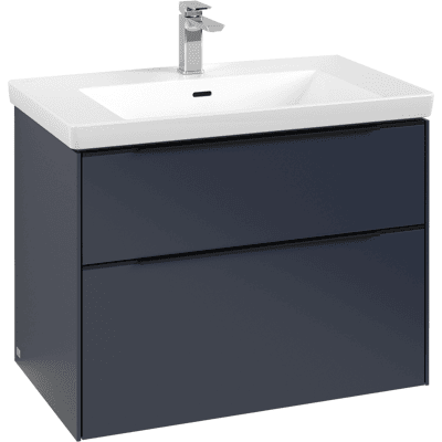 Villeroy & Boch Subway 3.0 Placard Mural - Bleu Marine - Publicité Villeroy & Boch Subway 3.0 Placard Mural - Bleu Marine - Publicité
