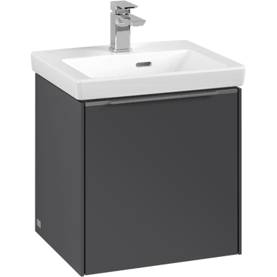 Villeroy & Boch Subway 3.0 Meuble sous Lavabo - Graphite / Aluminium brillant - Publicité Villeroy & Boch Subway 3.0 Meuble sous Lavabo - Graphite / Aluminium brillant - Publicité
