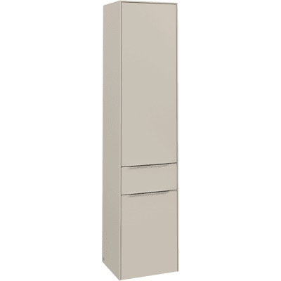 Villeroy & Boch Subway 3.0 - Armoire haute, 2 portes, gris cachemire - Publicité Villeroy & Boch Subway 3.0 - Armoire haute, 2 portes, gris cachemire - Publicité