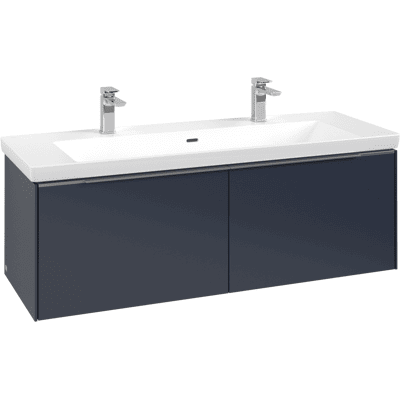 Meuble sous-lavabo Subway 3.0 de Villeroy & Boch - Bleu Marine - Fermeture douce - Publicité Meuble sous-lavabo Subway 3.0 de Villeroy & Boch - Bleu Marine - Fermeture douce - Publicité