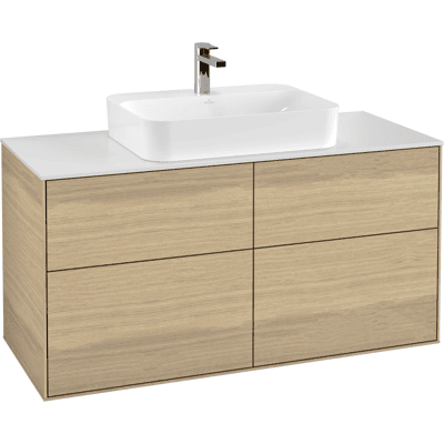 Villeroy & Boch F38100PC Armoire sous Lavabo en Chêne - 4 Tiroirs - Publicité Villeroy & Boch F38100PC Armoire sous Lavabo en Chêne - 4 Tiroirs - Publicité
