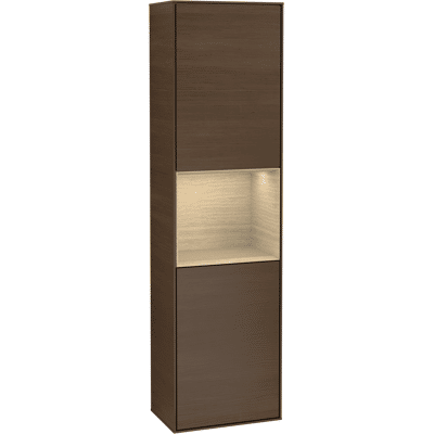 Villeroy & Boch Placard Mur Walnut / Chêne - 2 Portes - 418x1516x270 mm - Publicité Villeroy & Boch Placard Mur Walnut / Chêne - 2 Portes - 418x1516x270 mm - Publicité