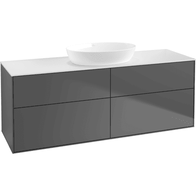 Villeroy & Boch Finion Meuble sous-lavabo - 4 tiroirs, 1600mm, Anthracite - Publicité Villeroy & Boch Finion Meuble sous-lavabo - 4 tiroirs, 1600mm, Anthracite - Publicité