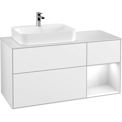 Villeroy & Boch Finion Meuble de salle de bain - 120cm Blanc - Publicité Villeroy & Boch Finion Meuble de salle de bain - 120cm Blanc - Publicité