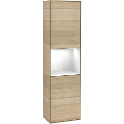 Villeroy & Boch Armoire Finion - Blanc, Chêne, Laque Brillante - 418 x 1516 x 270 mm - Publicité Villeroy & Boch Armoire Finion - Blanc, Chêne, Laque Brillante - 418 x 1516 x 270 mm - Publicité