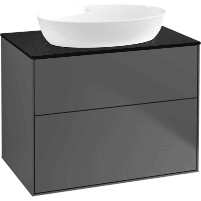 Villeroy & Boch G99200GK Meuble sous-vasque - Anthracite - 80x60cm - Publicité Villeroy & Boch G99200GK Meuble sous-vasque - Anthracite - 80x60cm - Publicité