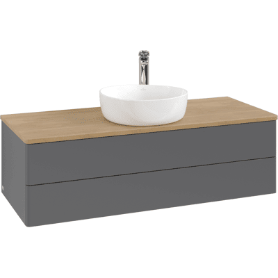 Villeroy & Boch Antao Meuble sous Lavabo Mural - Spacieux, Soft-Close, Bois Naturel - Publicité Villeroy & Boch Antao Meuble sous Lavabo Mural - Spacieux, Soft-Close, Bois Naturel - Publicité