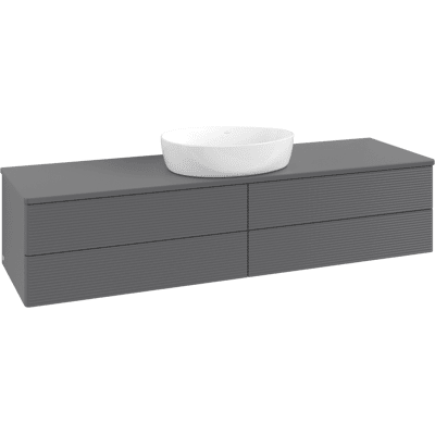 Villeroy & Boch Antao Meuble sous-vasque mural - 4 tiroirs, moderne design - Publicité Villeroy & Boch Antao Meuble sous-vasque mural - 4 tiroirs, moderne design - Publicité