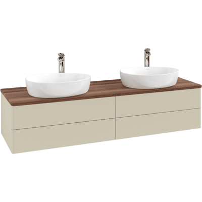 Villeroy & Boch Antao Meuble sous-lavabo mural - 160x36x50 cm, 4 tiroirs - Publicité Villeroy & Boch Antao Meuble sous-lavabo mural - 160x36x50 cm, 4 tiroirs - Publicité