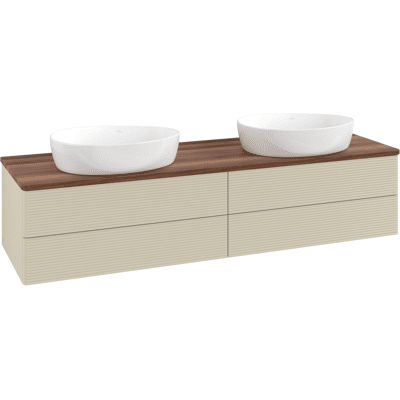 Villeroy & Boch Antao Meuble sous-lavabo mural - 4 tiroirs, soft-close - Publicité Villeroy & Boch Antao Meuble sous-lavabo mural - 4 tiroirs, soft-close - Publicité
