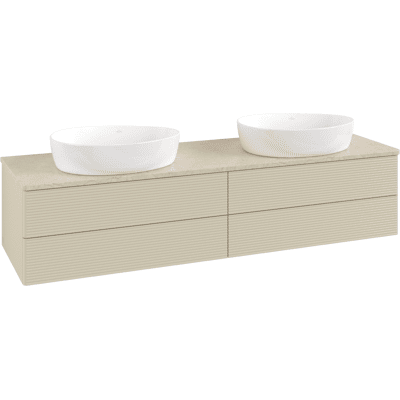 Villeroy & Boch Antao Armoire Murale pour Lavabo - 160x36x50 cm, 4 tiroirs - Publicité Villeroy & Boch Antao Armoire Murale pour Lavabo - 160x36x50 cm, 4 tiroirs - Publicité