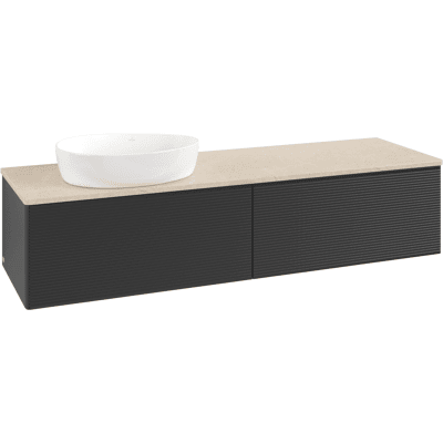 Villeroy & Boch Antao Meuble sous-vasque - Murale, 160x36cm, 2 tiroirs - Publicité Villeroy & Boch Antao Meuble sous-vasque - Murale, 160x36cm, 2 tiroirs - Publicité