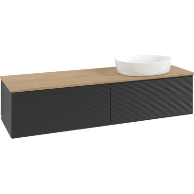 Villeroy & Boch Antao Meuble de salle de bain mural - 2 tiroirs, 160x36 cm - Publicité Villeroy & Boch Antao Meuble de salle de bain mural - 2 tiroirs, 160x36 cm - Publicité