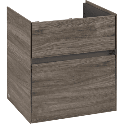 Villeroy & Boch Collaro Meuble Sous Lavabo - Stone Oak / Anthracite - 2 Tiroirs - Publicité Villeroy & Boch Collaro Meuble Sous Lavabo - Stone Oak / Anthracite - 2 Tiroirs - Publicité