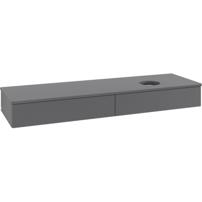Villeroy & Boch Antao Meuble sous-vasque - 160x19 cm, 2 tiroirs, Facade structurée - Publicité Villeroy & Boch Antao Meuble sous-vasque - 160x19 cm, 2 tiroirs, Facade structurée - Publicité