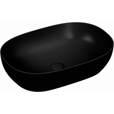 Lavabo Ovale Noir Mat Vitra - Publicité Lavabo Ovale Noir Mat Vitra - Publicité