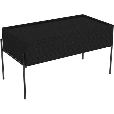 Meuble bas VitrA Equal 64109 83 x 42 cm, mural, sur pied, avec structure en chêne noir - Publicité Meuble bas VitrA Equal 64109 83 x 42 cm, mural, sur pied, avec structure en chêne noir - Publicité