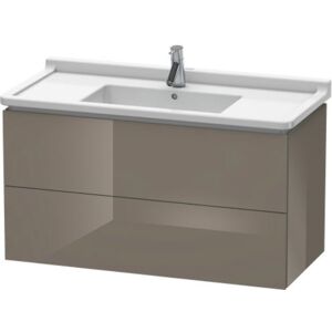 Meuble sous-vasque Duravit L-Cube LC6266089890A00 558x1020x469mm, 2 tiroirs, couleur gris