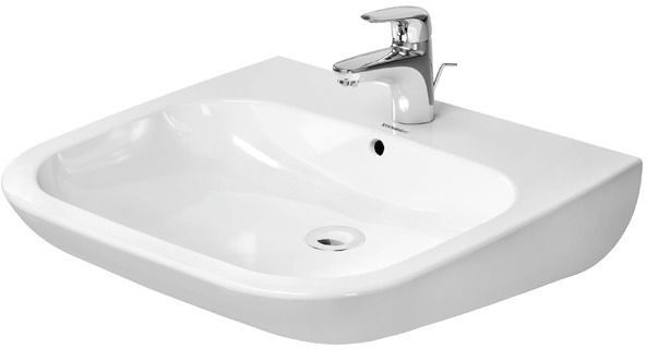 Duravit Vital D-Code lavabo 2312600000 60 x 55,5 cm, avec trop-plein, blanc