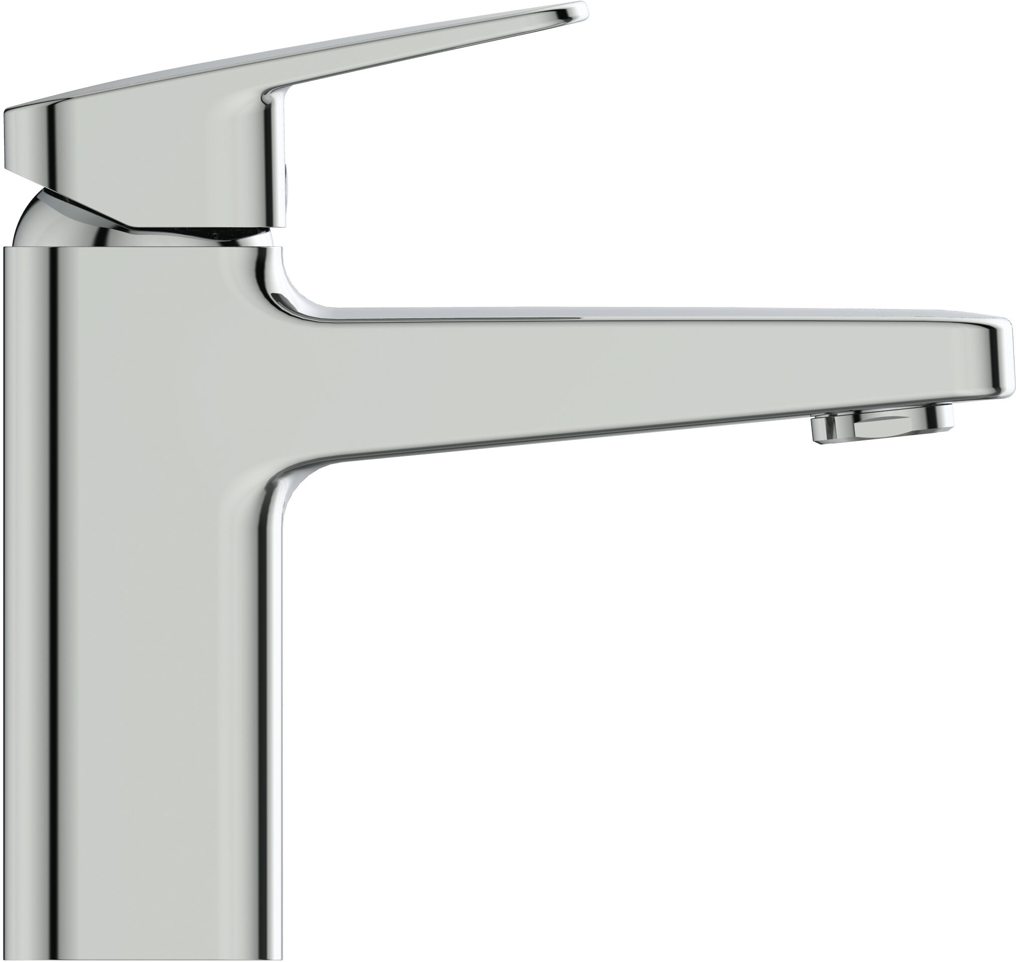 Ideal Standard mitigeur lavabo BD222AA saillie 124mm, chromé, sans garniture de vidange