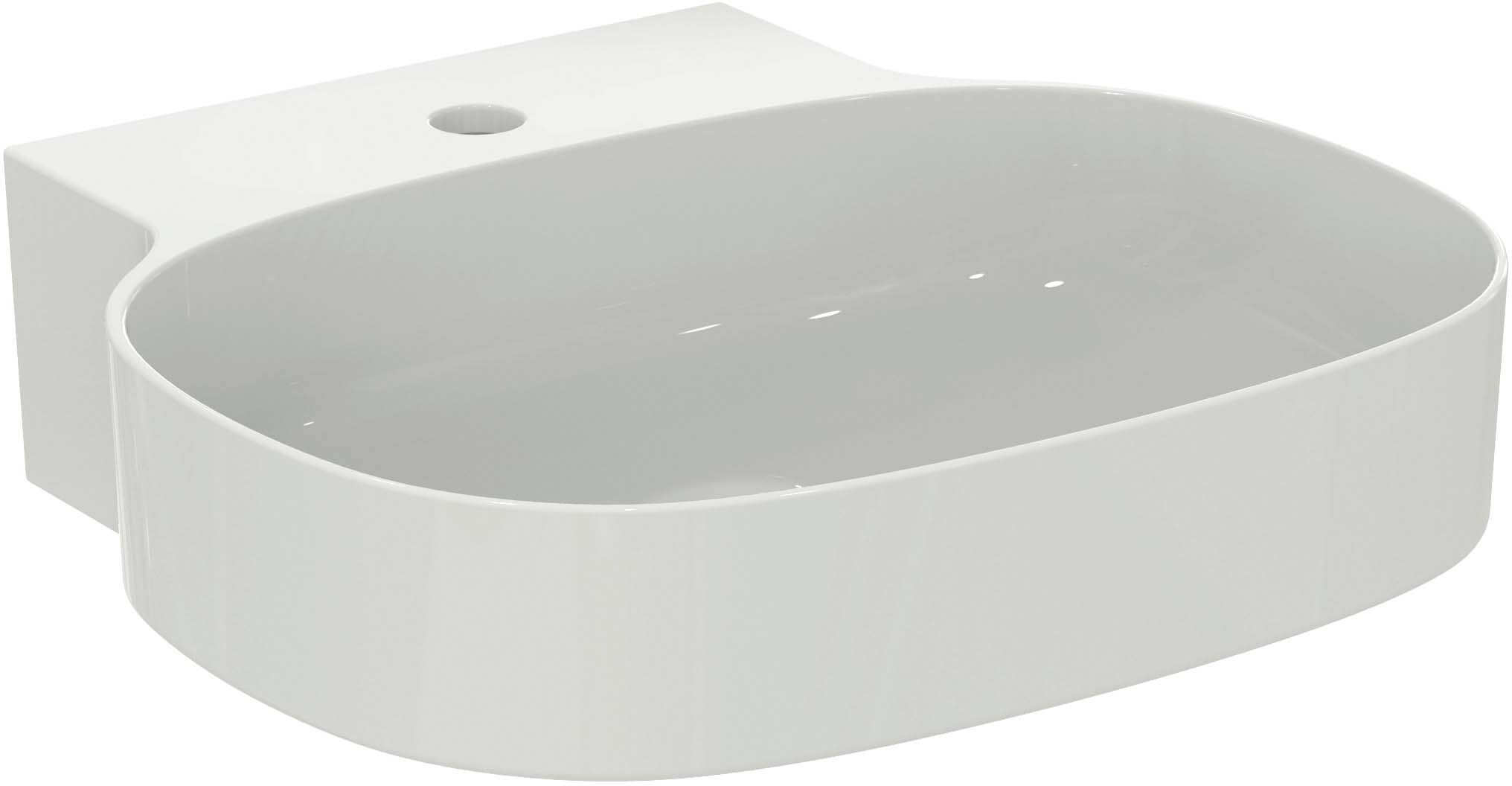 Ideal Standard X lavabo T439001 2000 , sans trop-plein, 500 x 480 x 135 mm, blanc