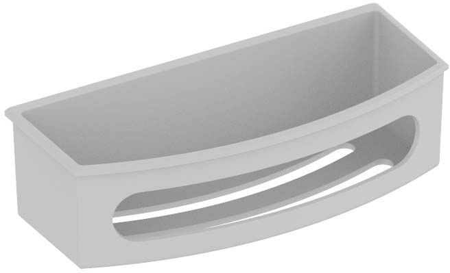 Keuco insert en plastique Elegance 11658000100 en vrac, blanc