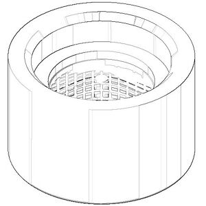 Dornbracht aerateur BELLE DE JOUR 90230106100-08 M22x1-IG, platine