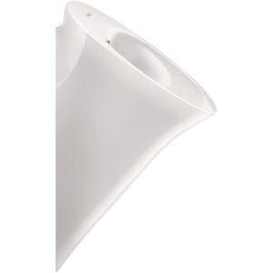 Duravit White Tulip aspiration Urinal 2817302000 32x34cm, entree par derriere, sortie horizontale, sans braguette, blanc HygieneGlaze