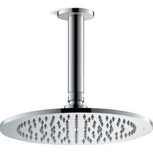 bras de Duravit match0 UV0670022000, chrome, 125 mm avec raccord plafond, rosace ronde