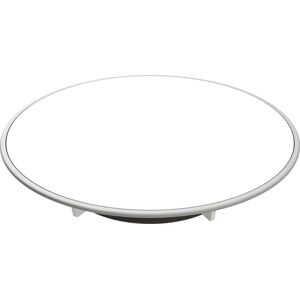 Geberit receveur de douche 150266111 plaque blanc , anneau chrome brillant, hauteur d'etancheite 30 / 50mm