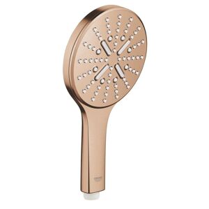 Grohe Rainshower douche coucher du soleil 26574DL0 echauffement brosse, 3 modes de jet, avec un debit limiteur 9,5 l / min