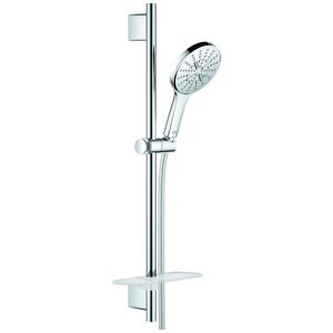 Grohe Rainshower SmartActive 130 set de douche 26575000 chrome, barre de douche 600 mm, 3 modes de jet, limiteur de debit 9,5 l / min