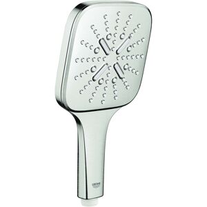 Rainshower Grohe match0 26582DC0 supersteel, 3 modes de jet, avec limiteur de debit 9,5 l/min