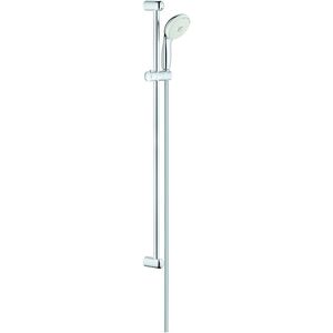 Grohe Tempesta 100 set de douche 28789002 chrome, 3 modes de jet, limiteur de debit 9.5l / min