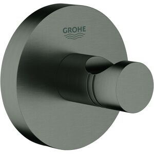 Grohe Essentials crochet pour peignoir 40364AL1 graphite dur brosse, fermeture dissimulee