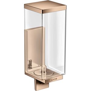 Hansgrohe Axor distributeur de lotion 42610300 verre, montage mural, or rouge poli