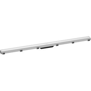 Hansgrohe RainDrain Match caniveau de douche 56042450 120cm, kit de finition, avec cadre reglable en hauteur, blanc