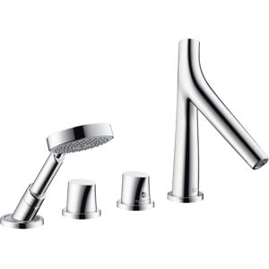 Hansgrohe thermostat de Axor Starck Organic Thermostat de Axor Starck Organic 4 trous, pour bord de carrelage, chrome