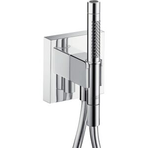 Hansgrohe Axor Starck Organic Porter unit Axor Starck Organic set de bain chrome, avec raccord de tuyau et douchette