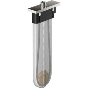 sBox hansgrohe jantes de baignoire 28010000 chrome, carre, pour rebord de baignoire et de carrelage